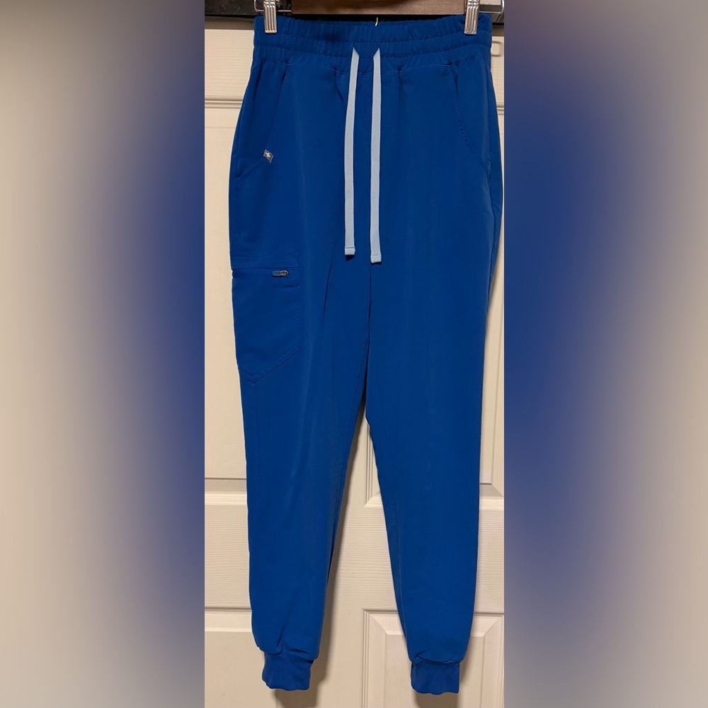 FIGS - blue Zamora™ High Waisted Scrub Pants size XS